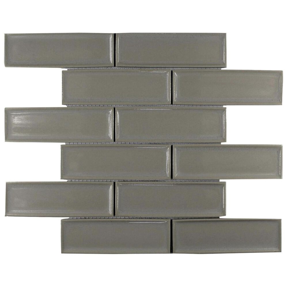 Soci Chateau Mist 12" x 12" Ceramic Mosaics Sheet, , large