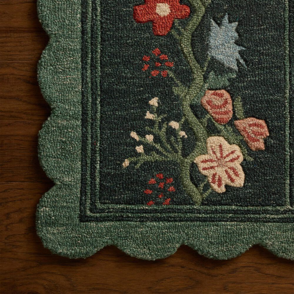 Rifle Paper Co. x Loloi Thistle Forest and Multicolor 7'9" x 9'9" Area Rug, , large