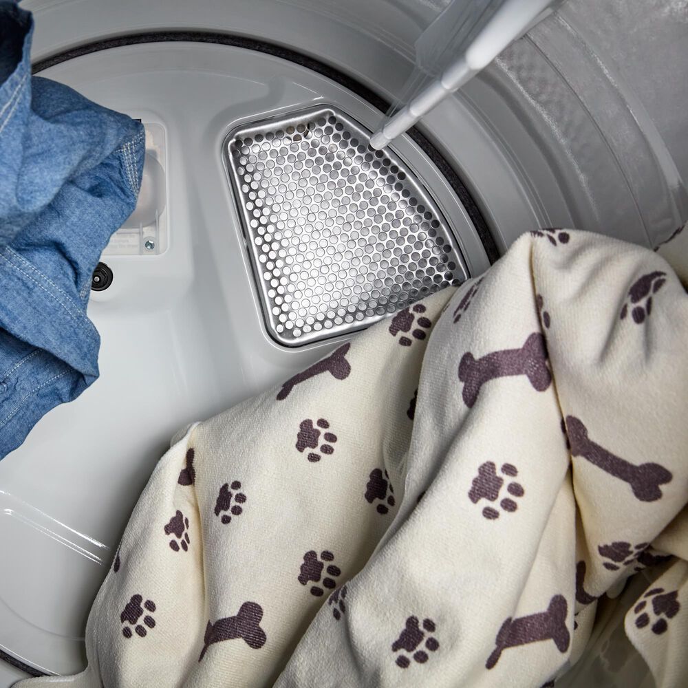 Maytag 7.4 Cu Ft. Smart Front Load Electric Dryer with Pet Pro Option in Midnight Steel, , large