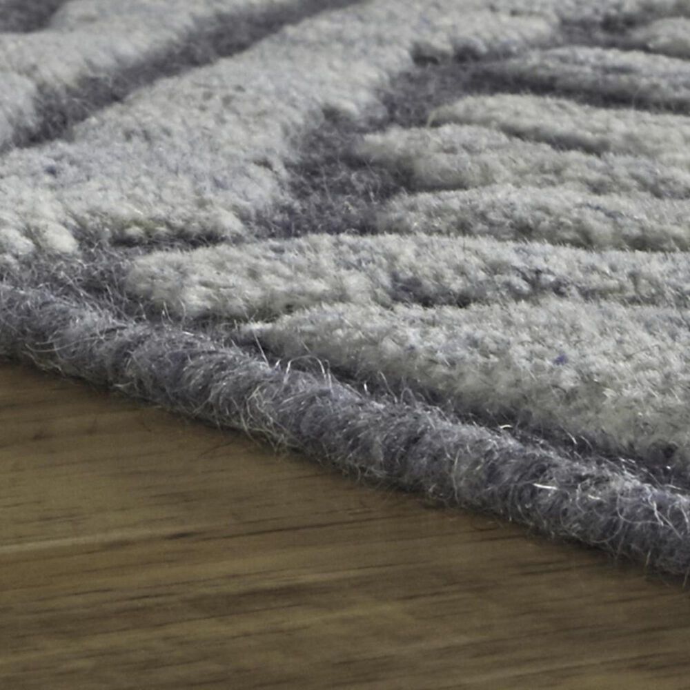 Feizy Norah 6060L 7&#39;9&quot; x 9&#39;9&quot; Light Blue and Dark Gray Area Rug, , large