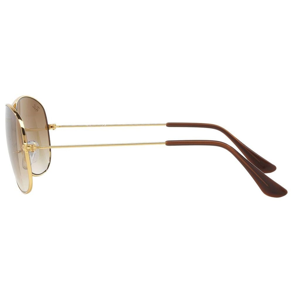 Rayban Glasses Cockpit Sunglasses with Light Brown Gradient Lenses in Polished Arista Gold, , large
