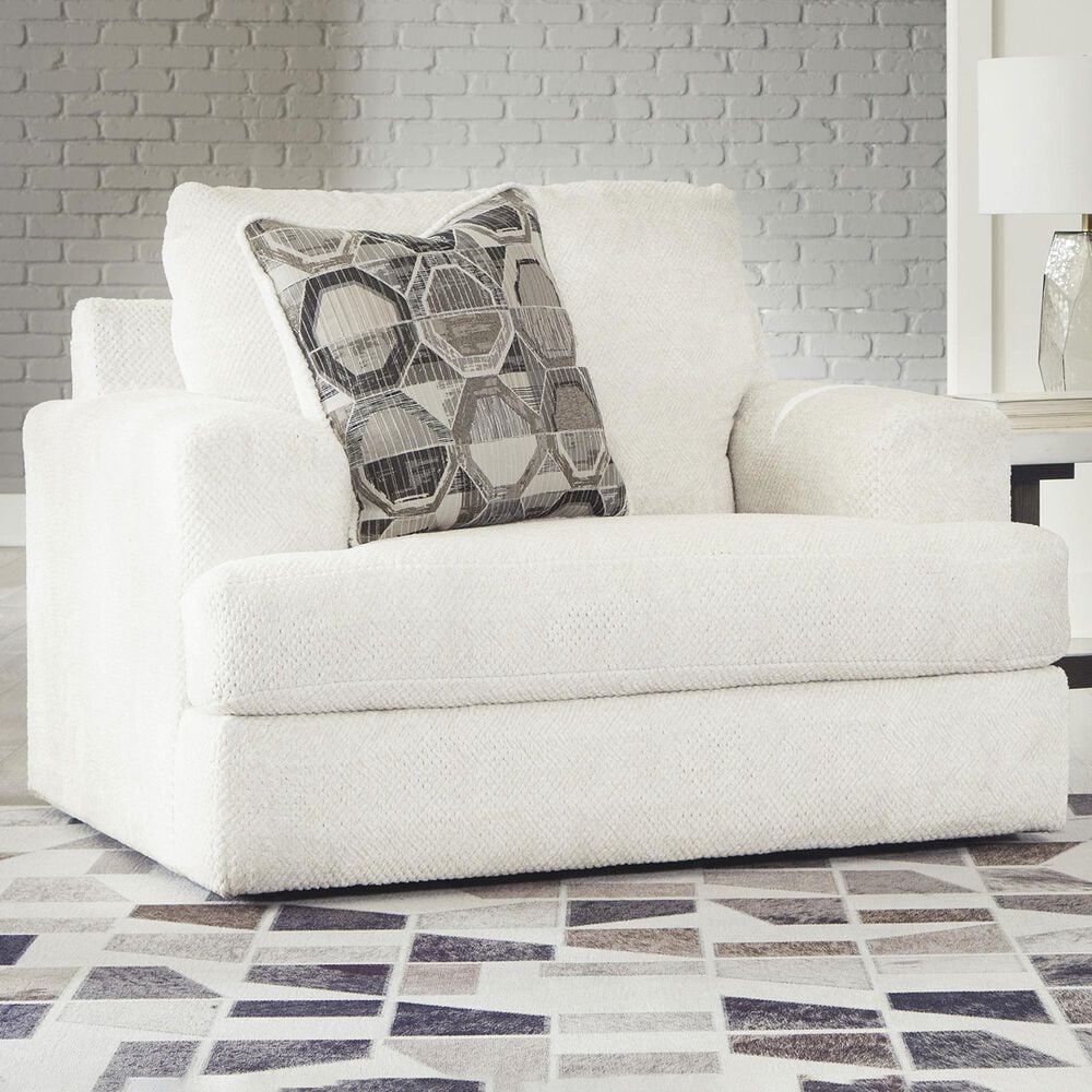Ashley Karinne Oversized Accent Chair in Linen, , large
