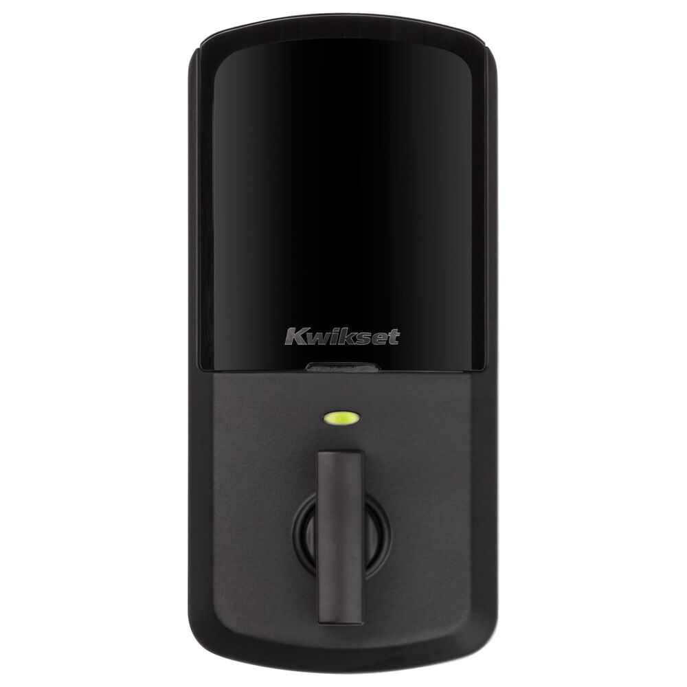 Kwikset Aura Bluetooth Enabled Smart Lock in Matte Black, , large