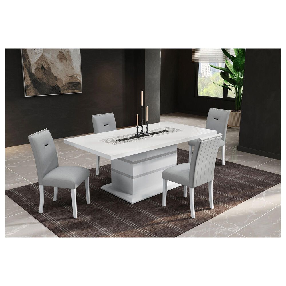 Global Furniture Usa Monaco Side Chair in White, , large
