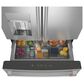 Cafe 27.8 Cu. Ft. Capacity 4-Door Smart French Door Refrigerator in Stainless Steel, , large