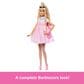 Barbie Deluxe Style Doll with Oversized Bow and Blond Hair in Pastel Pink, , large