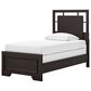 Ashley Covetown Twin Panel Bed in Dark Brown, , large