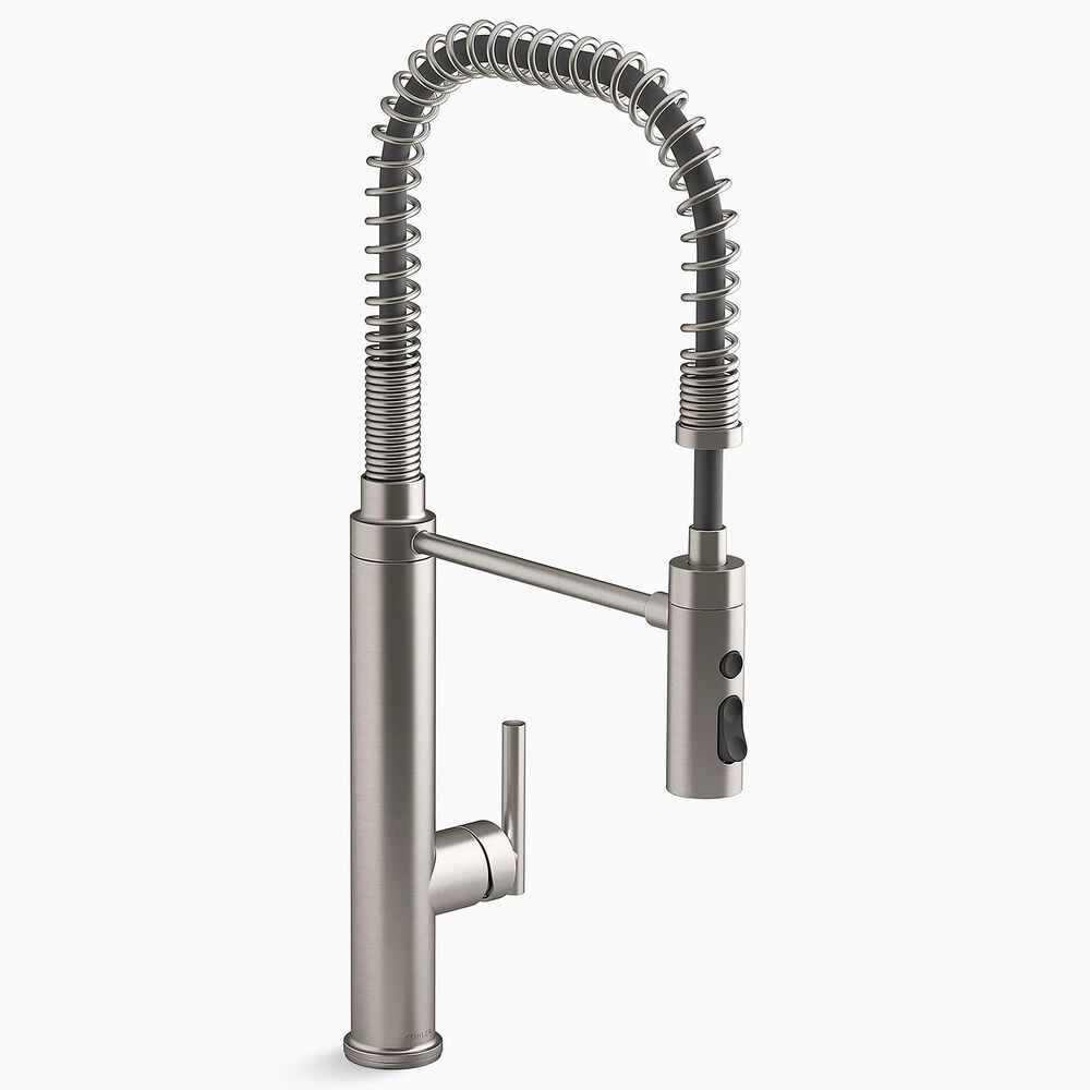 Kohler Purist Semi-Professional Pull-Out Kitchen Sink Faucet in Vibrant Stainless, , large