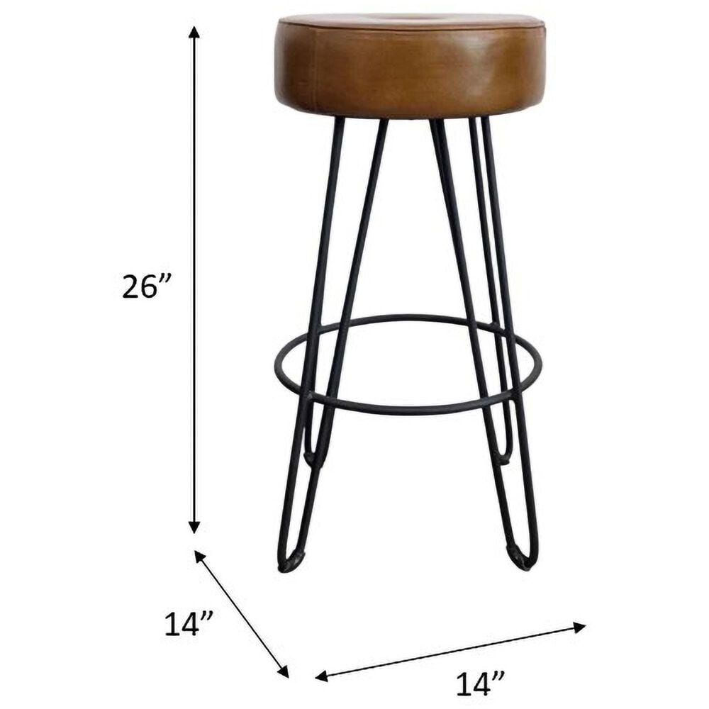 Stone Haven River Counter Stool in Black, , large