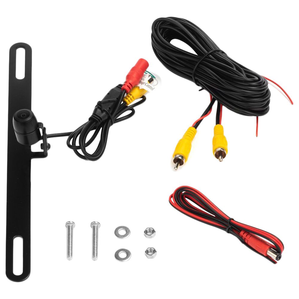 Das Companies Concealed License Plate Backup Camera with Parking Lines, , large