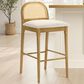 Armen Living Lucio Bar Height Stool in Amber Glow, , large