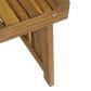 Hearth and Haven Kyoto Outdoor Folding Side Table with Slatted Top in Teak, , large