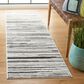 Safavieh Melody MEL116A 2"2" x 8" Ivory and Black Runner, , large