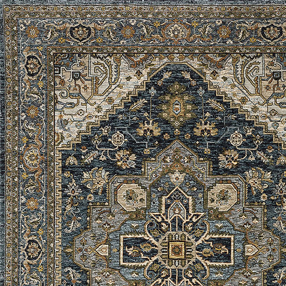 Oriental Weavers Aberdeen Medallion 7&#39;10&quot; x 10&#39;10&quot; Blue Area Rug, , large
