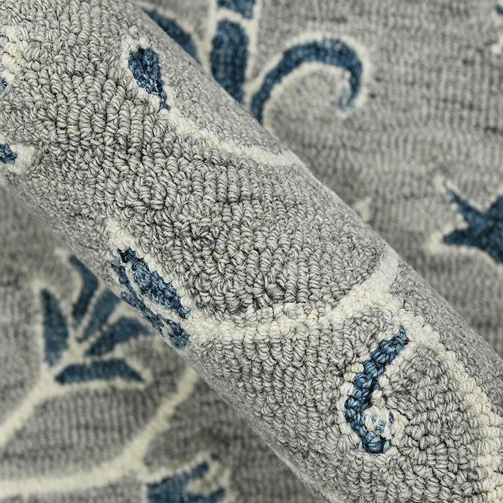 Amer Rugs Romania 8&#39; x 10&#39; Gray and Blue Area Rug, , large