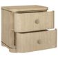 Chapel Hill Huntington 2-Drawer Nightstand in Beach Grass with USB-C Port, , large