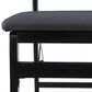 Linon Home Decor Norway Folding Chair in Black, , large