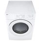 LG 7.4 Cu. Ft. Ultra Large Capacity Smart Front Load Electric Dryer in White, , large