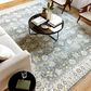 Surya Dresden Gray, White, Medium Gray, Mustard, Light Slate and Denim 7"10" x 10"2" Area Rug, , large