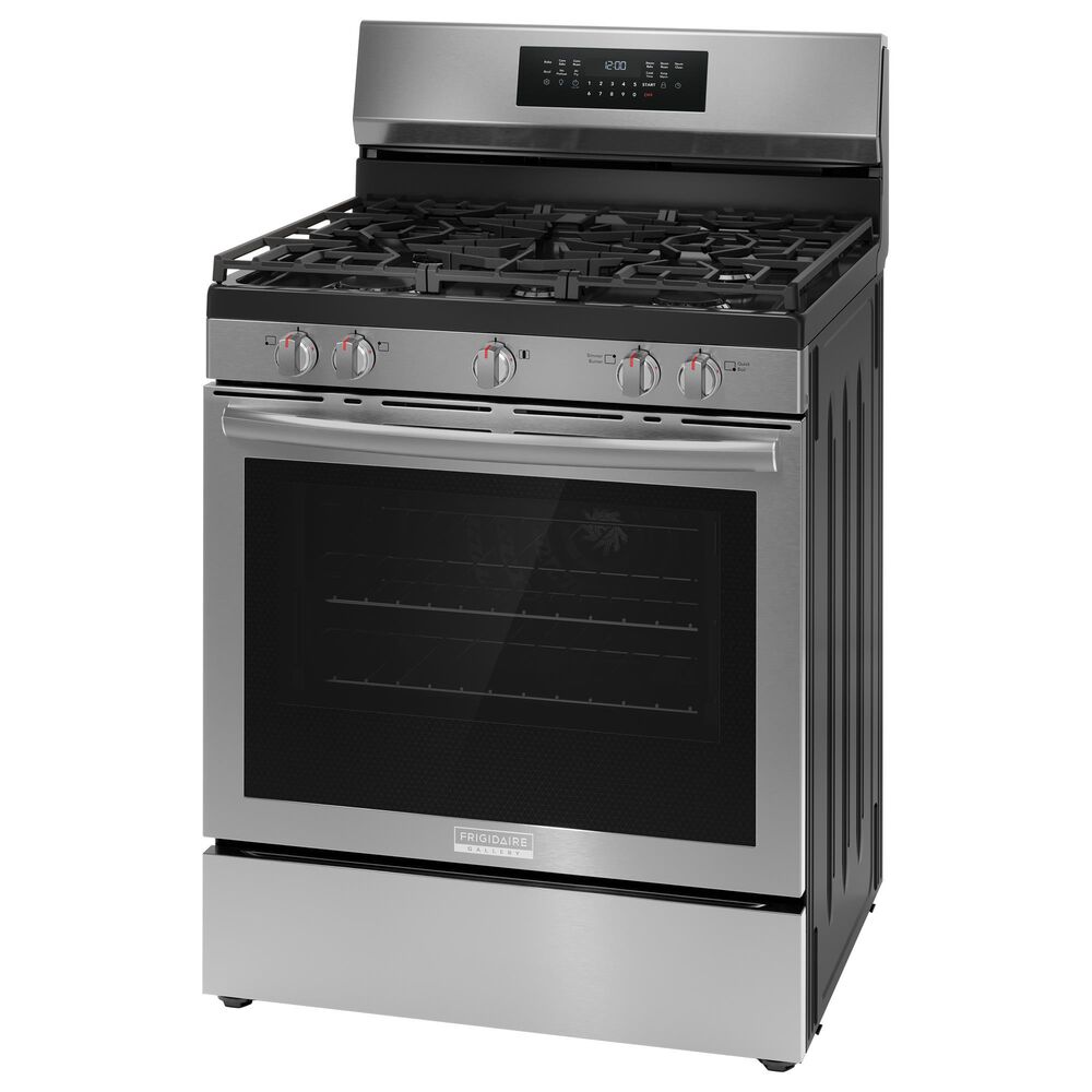 Frigidaire Gallery 30" Gas Range with Air Fry in Stainless Steel, , large