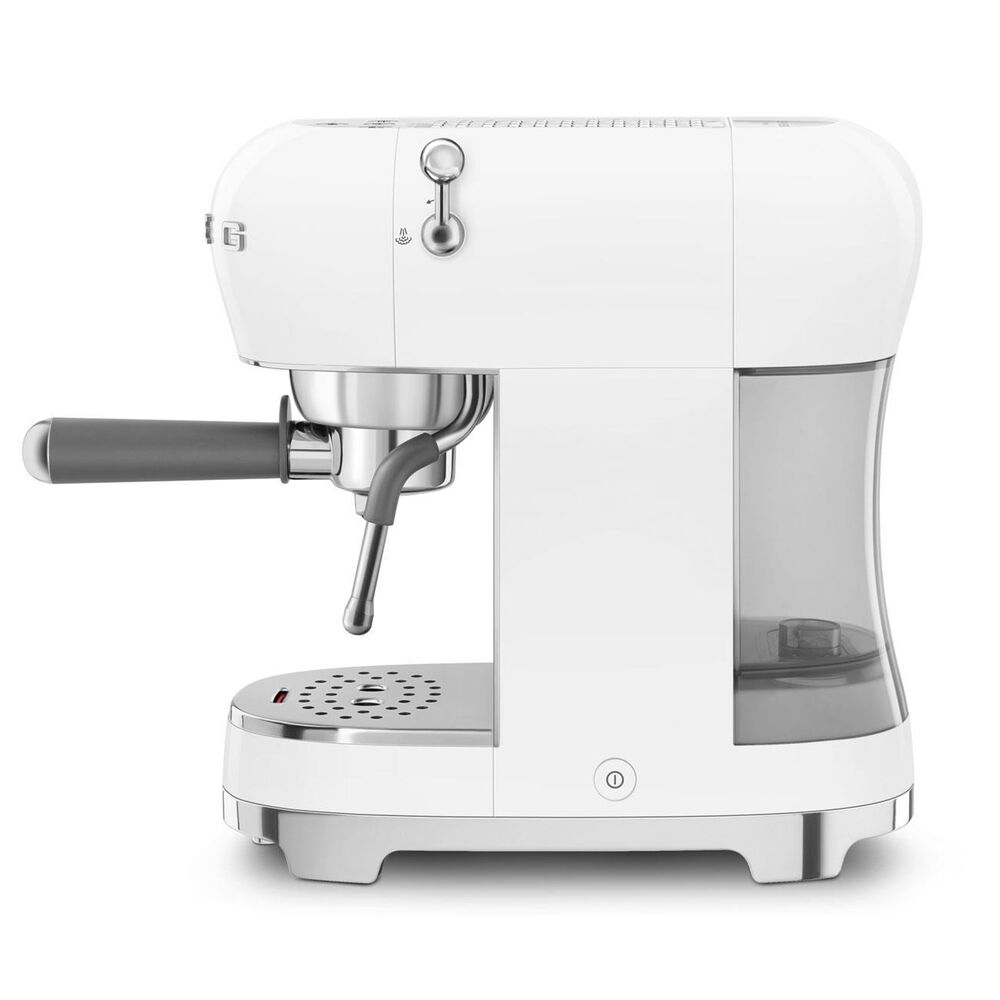 Smeg Espresso Manual Coffee Machine in White, , large