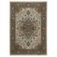Oriental Weavers Aberdeen Medallion 2"3" x 7"6" Ivory and Blue Runner, , large