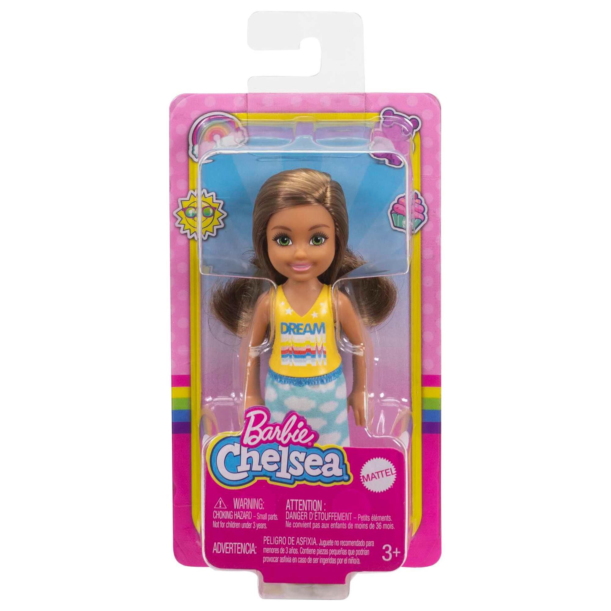 Mattel Chelsea Doll with Yellow Shirt NFM