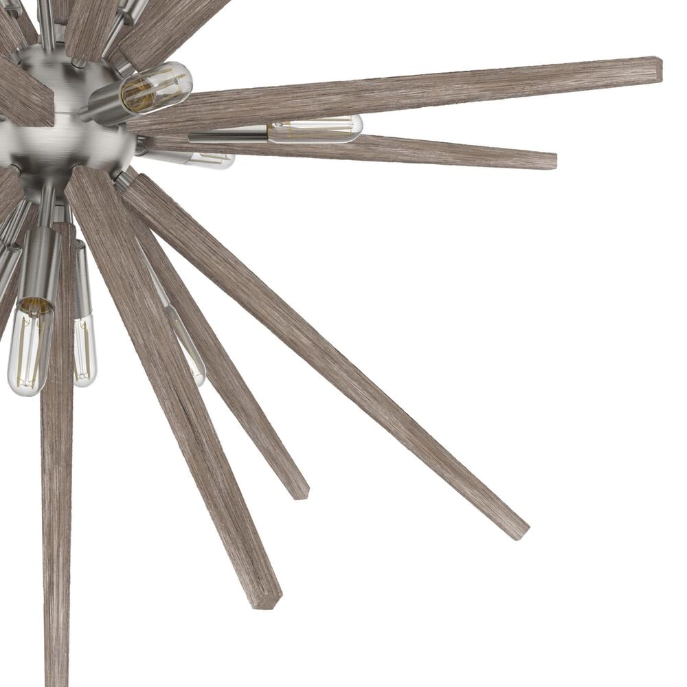 Hunter Jupiter Star 18-Light Pendant in Brushed Nickel, , large