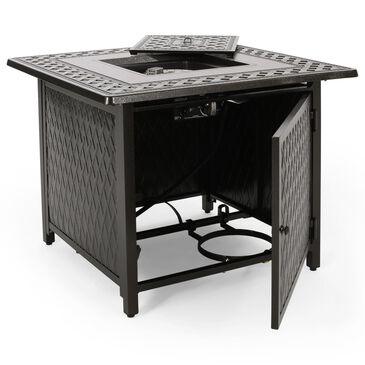 Noble House Amherst Square Fire Pit in Hammered Bronze, , large
