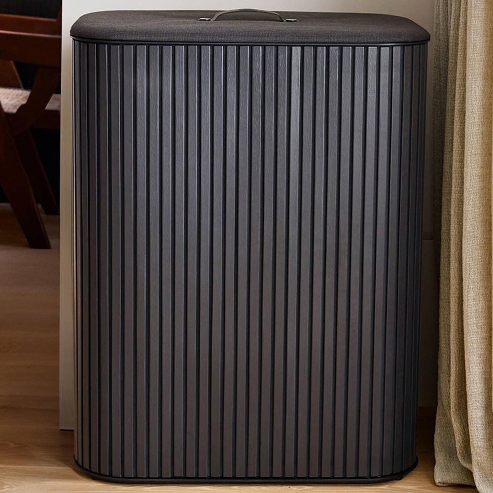 Joseph Joseph Tota Trio Luxe 90L Laundry Separation Basket in Black, , large