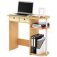 HOMLUX 32" Computer Desk with Two Drawers in Beech and White, , large