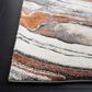 Safavieh Cyrus Shag CYR134F CYRUS SHAG 3" x 5" Grey and Rust Area Rug, , large