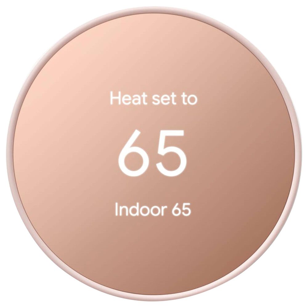 Google Nest G1 Programmable Smart Wi-Fi Thermostat for Home in Sand, , large