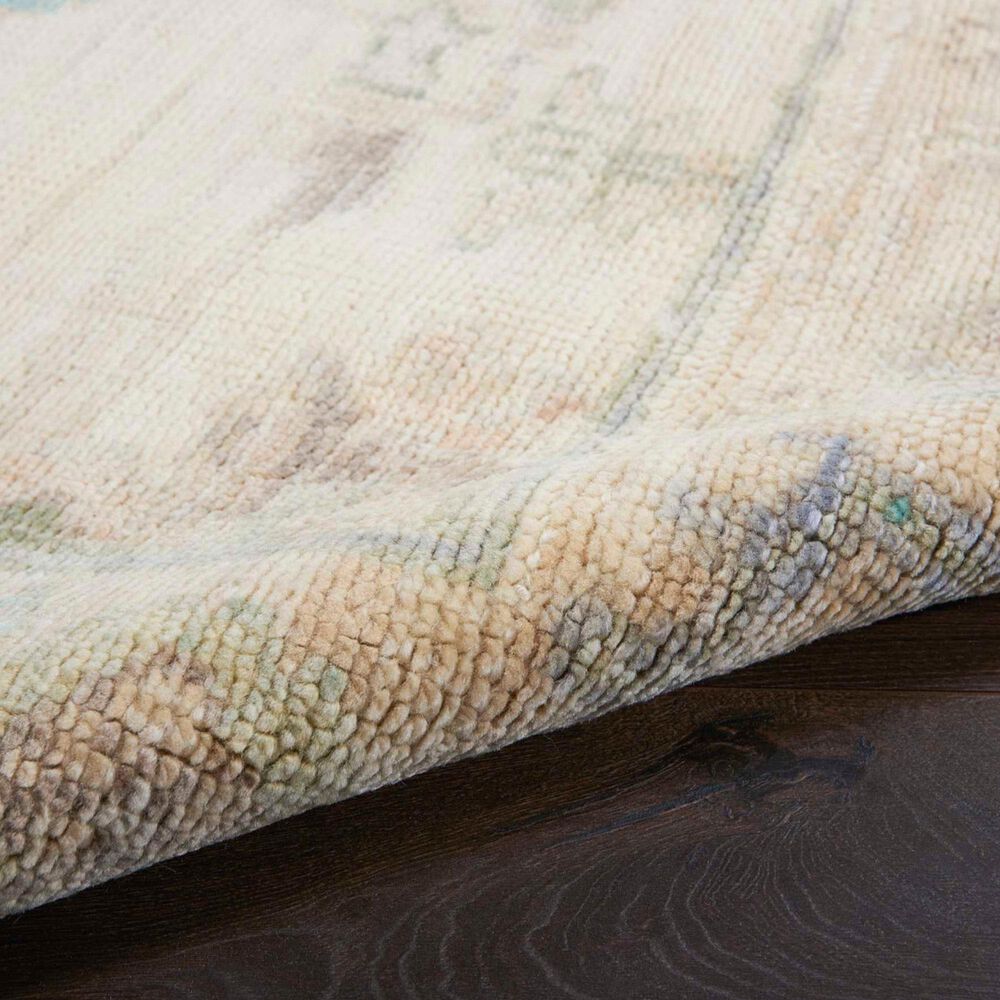 Nourison Odessa Ivory and Grey Multicolor 7'9" x 9'9" Area Rug, , large