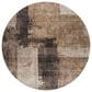 Dalyn Rug Company Nouveau NV10 8" Round Brown Indoor/Outdoor Area Rug, , large