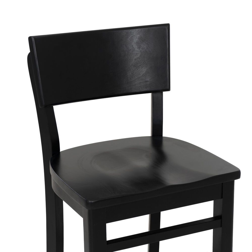 Linon Home Decor Briggs Counter Stool in Black (Set of 2), , large