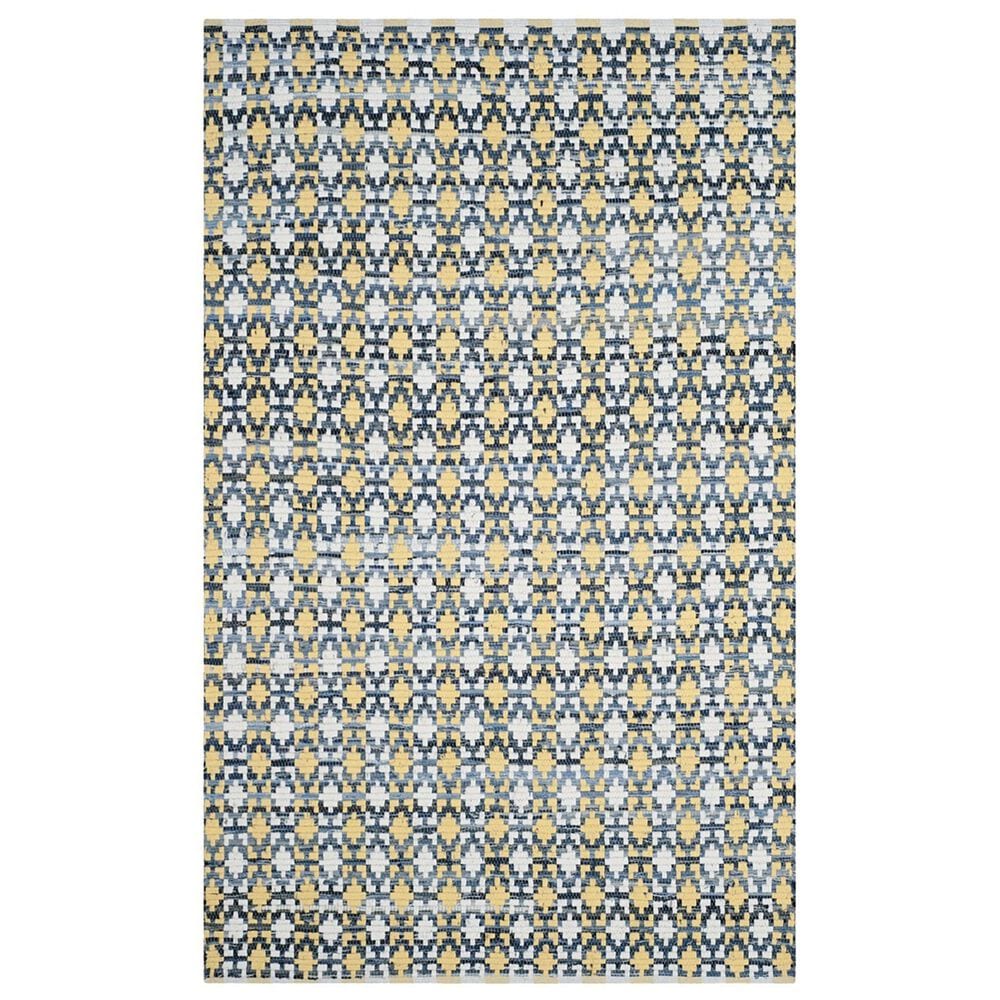 Safavieh Montauk Southwestern 6" x 9" Gold and Multicolor Area Rug, , large