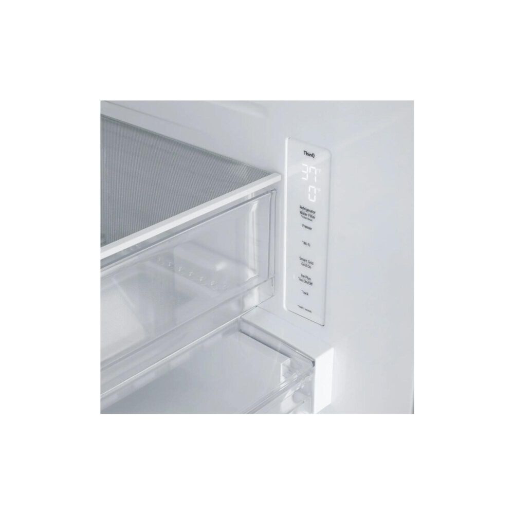 LG 24.5 Cu. Ft. 3-Door French Door Refrigerator in Stainless Steel, , large