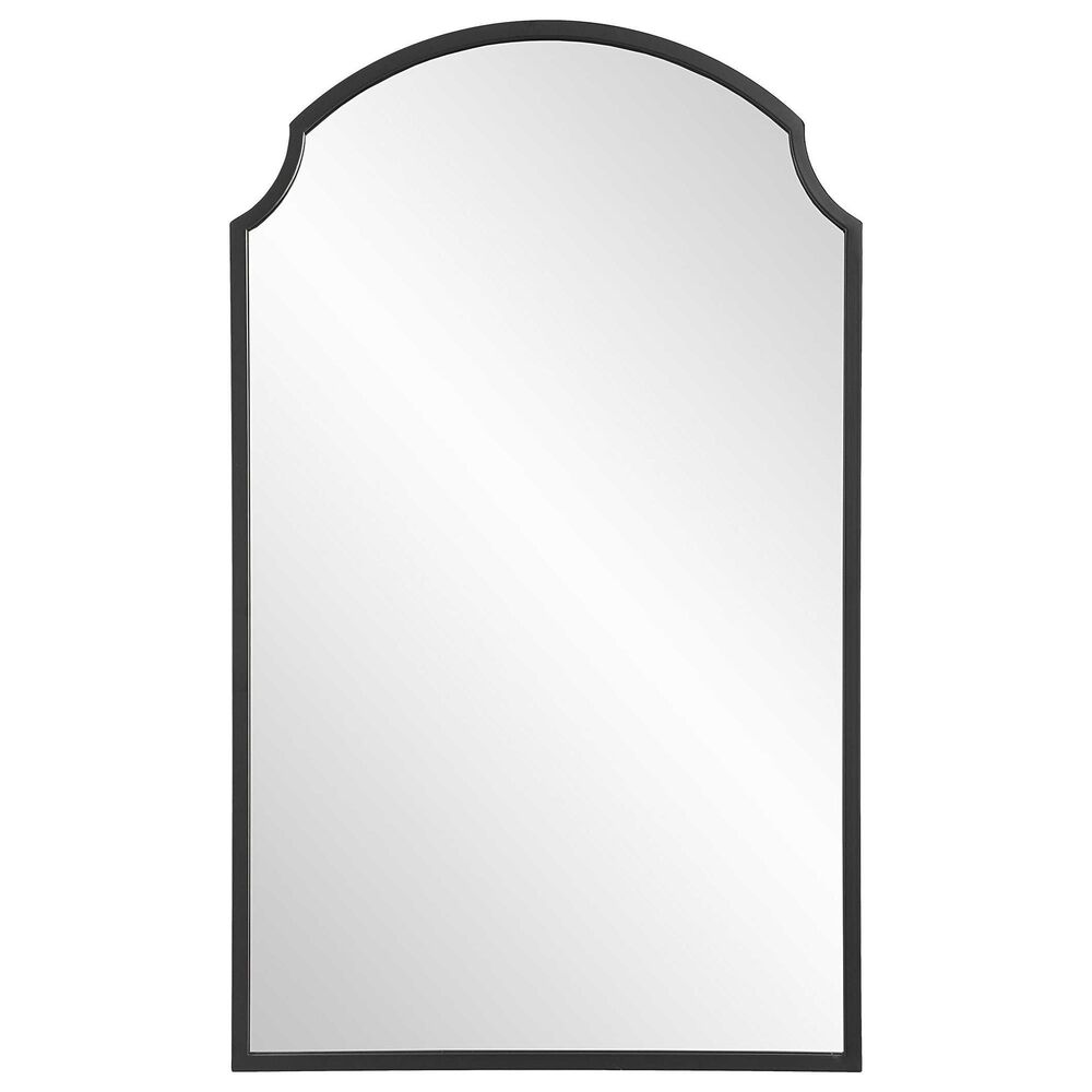Uttermost 36" Wall Mirror in Satin Black, , large