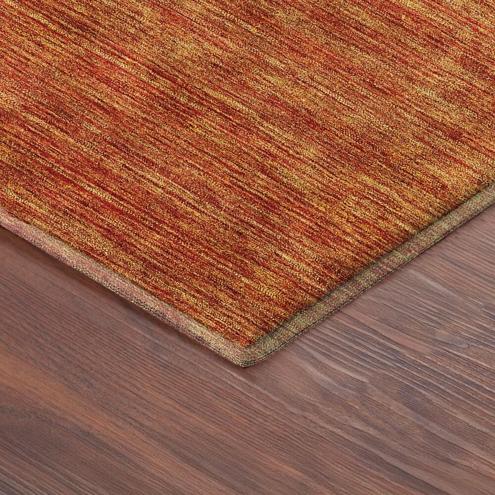 Dalyn Rug Company Soft Essentials Solid Orange 1'8" x 2'6" Indoor/Outdoor Area Rug, , large