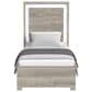 Mayberry Hill San Matteo Twin Panel Bed with LED Light in Ash Grey and White, , large