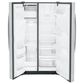 GE Appliances 25.3 Cu. Ft. Side by Side Refrigerator with External Dispenser in Fingerprint Resistant Stainless Steel, , large