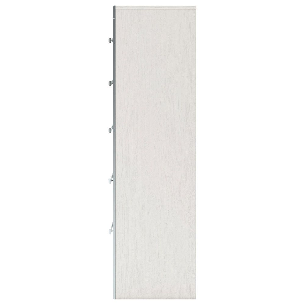 Ashley Zuraleus 5-Piece King Upholstered Panel Bedroom Set in Matte White, , large