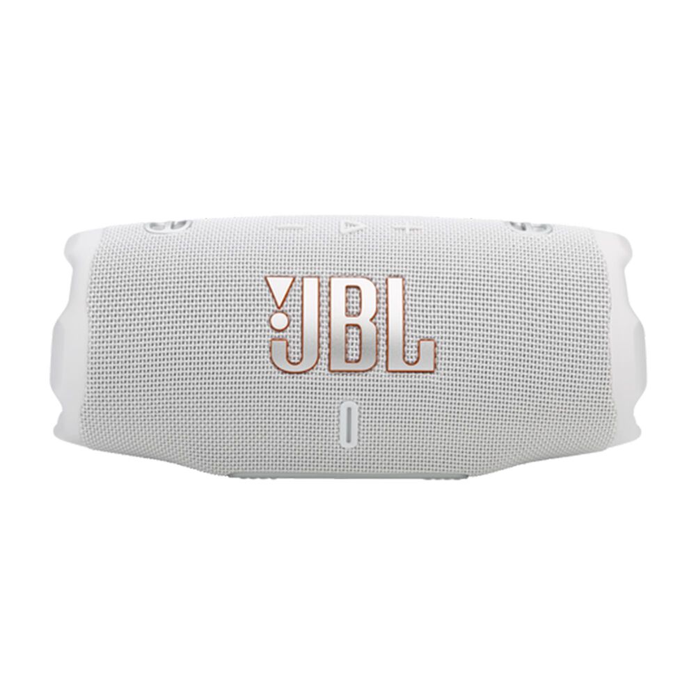 JBL Charge 6 Waterproof Bluetooth Speaker in White, , large
