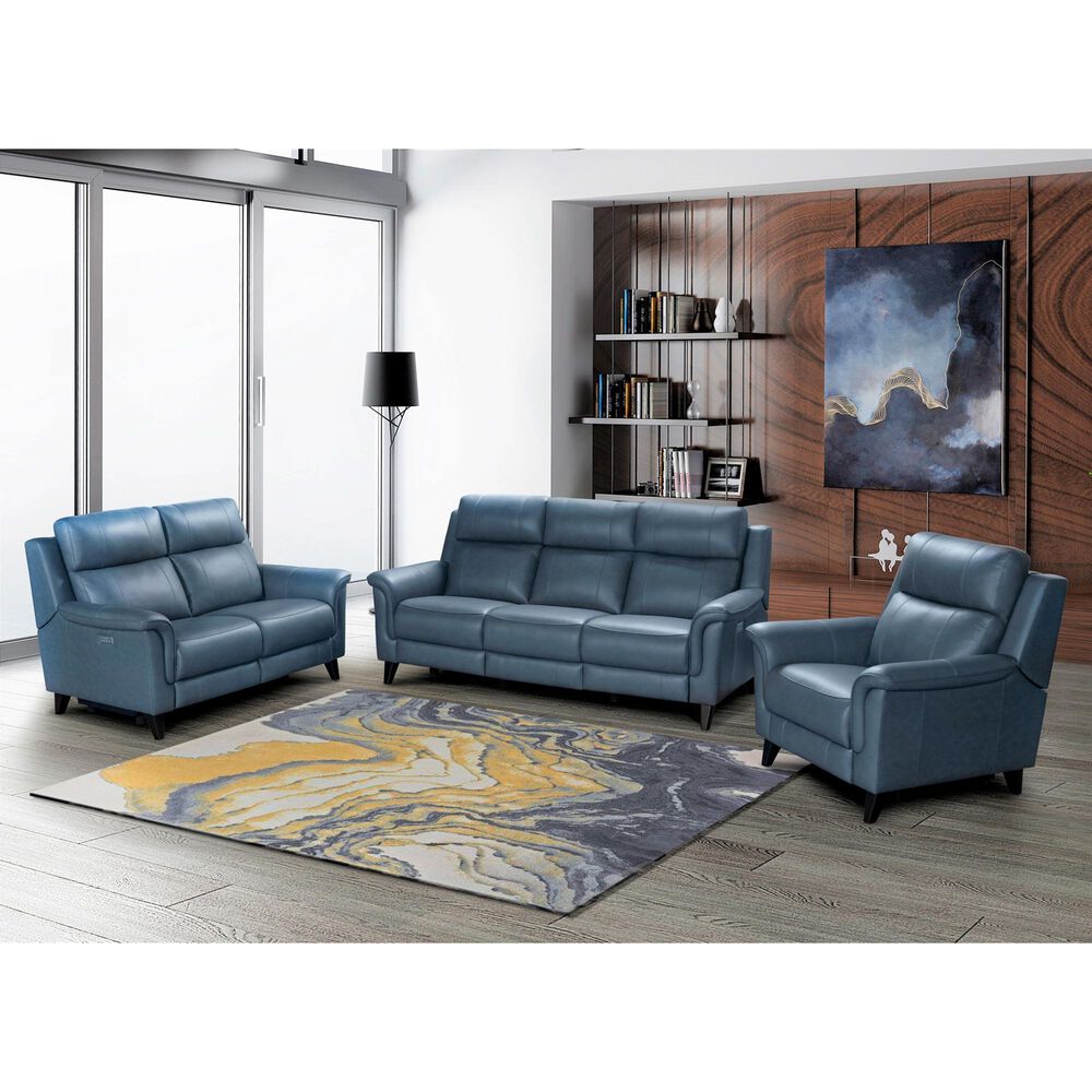 Barcalounger Kester Power Loveseat in Masen Bluegray, , large