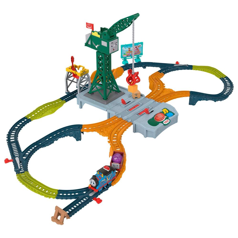 Fisher Price Talking Cranky Delivery Train Set in Multicolor, , large
