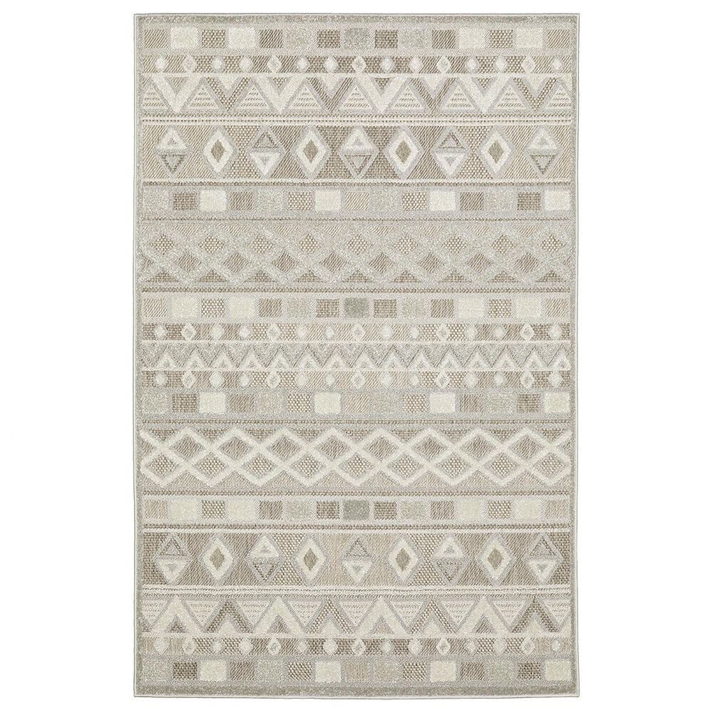 Oriental Weavers Tangier TAN09 9"10" x 12"10" Beige Area Rug, , large
