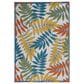 Nourison Aloha ALH18 3"6" x 5"6" Ivory and Multicolor Indoor/Outdoor Area Rug, , large
