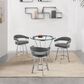 Blue River Naomi and Chelsea 4-Piece Counter Height Dining Set in Stainless Steel, , large