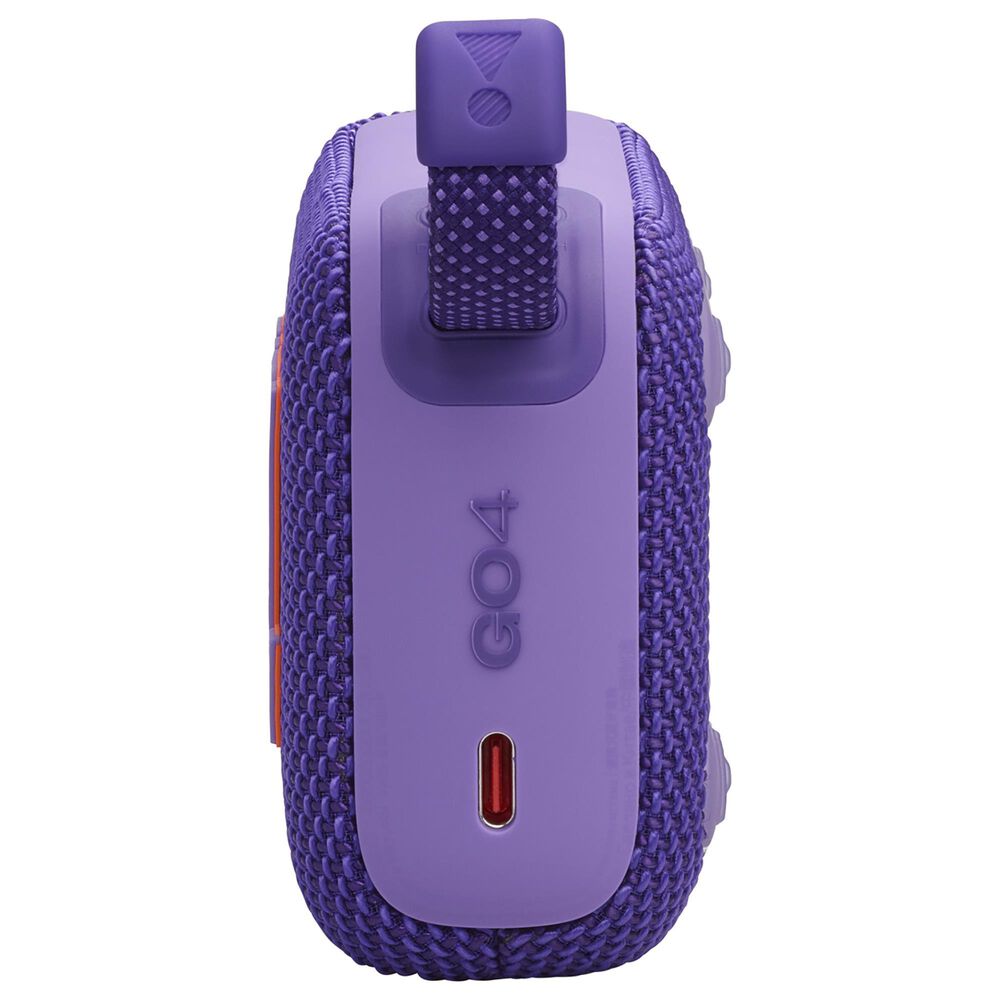 JBL Go 4 Portable Waterproof Bluetooth Speaker in Purple, , large